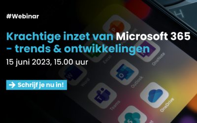 Webinar Microsoft 365 – 15 juni 2023